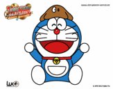 Dibujo Doraemon feliz pintado por rubenronda