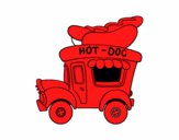 Food truck de perritos calientes