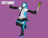 Dibujo Miku Just Dance pintado por Sofia1era