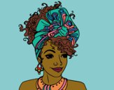 Dibujo Mujer africana pintado por Letty25