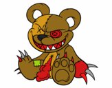 Dibujo Osito monstruoso pintado por fredbear