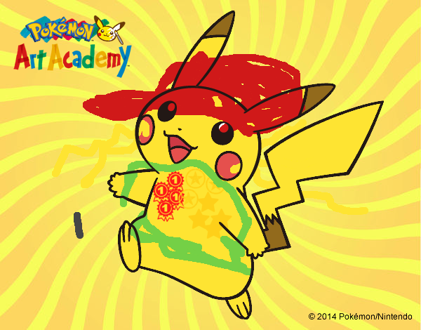 Pikachu en Pokémon Art Academy