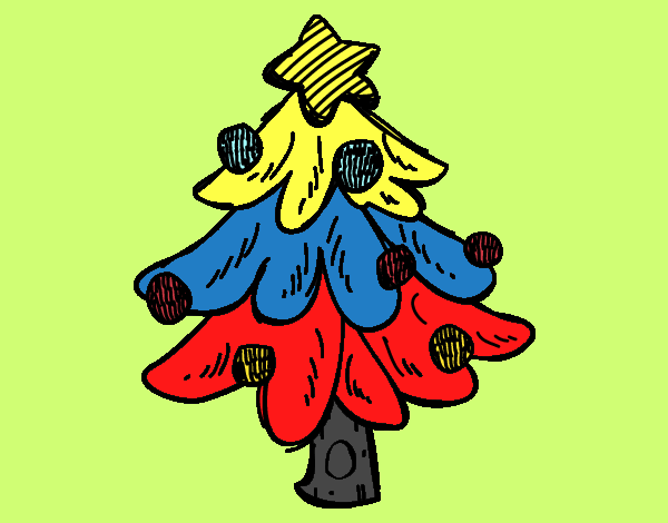 Un árbol Navidad