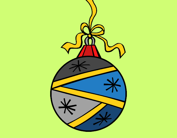 Una bola de Navidad