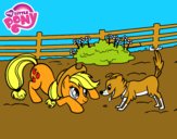 Applejack y Winona