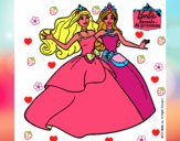 Barbie y su amiga súper felices