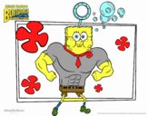 Dibujo Bob Esponja - La burbuja Invencible pintado por LUVISLUVIS