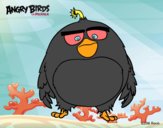Dibujo Bomb de Angry Birds pintado por davo78