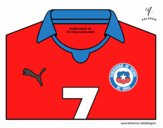 Camiseta del mundial de fútbol 2014 de Chile