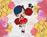 Dibujo Cheerleader pintado por lauren256