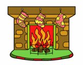 Chimenea de Navidad