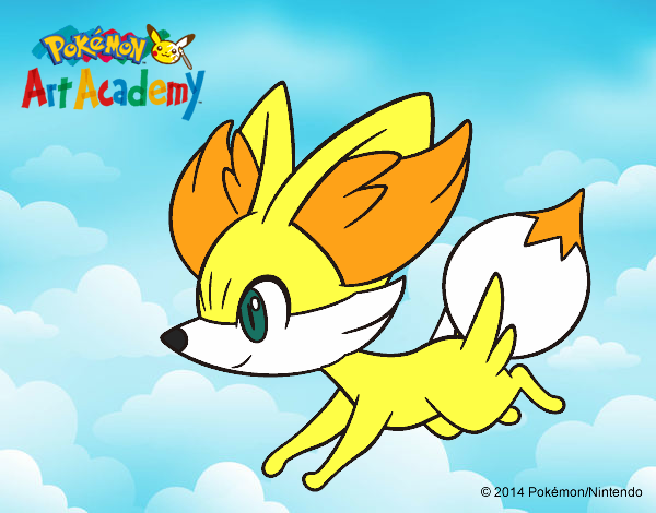 Fennekin corriendo