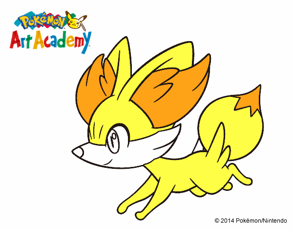 Fennekin corriendo