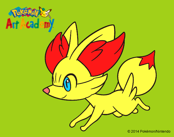 Fennekin corriendo