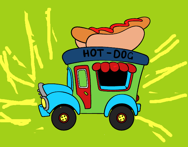 Food truck de perritos calientes