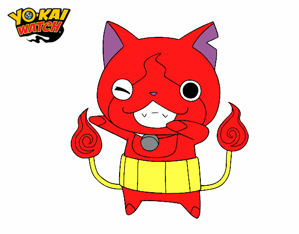 Jibanyan guiñando el ojo