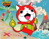 Jibanyan saltando