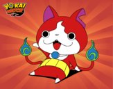 Jibanyan saludando