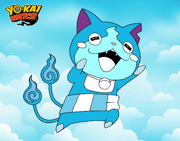 Jibanyan super feliz