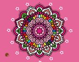 Dibujo Mandala estrella decorada pintado por JoCker002