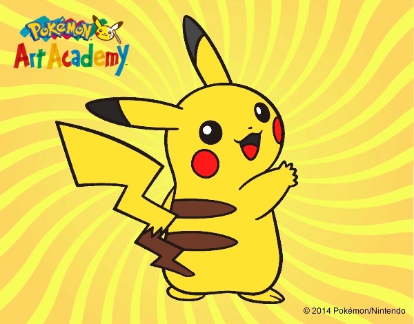 Pikachu de espaldas