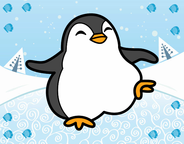 Pingüino bailando