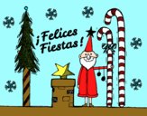 Postal Felices Fiestas