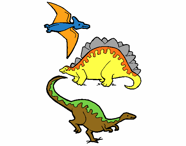 Tres clases de dinosaurios