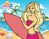 Barbie va a surfear