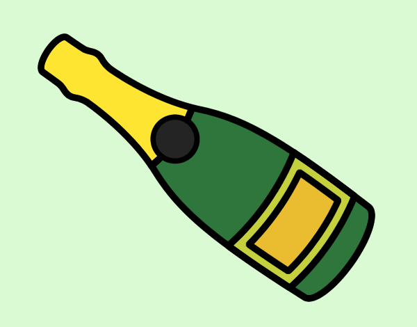 Botella de champagne