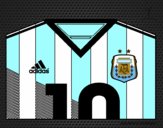 Camiseta del mundial de fútbol 2014 de Argentina