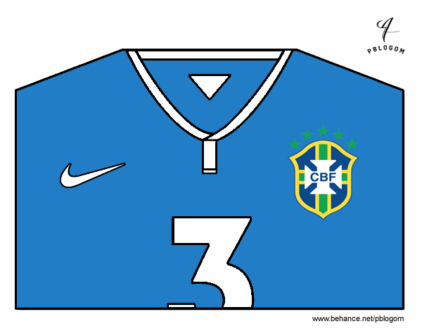 Camiseta del mundial de fútbol 2014 de Brasil