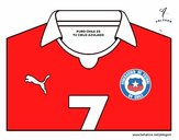 Camiseta del mundial de fútbol 2014 de Chile