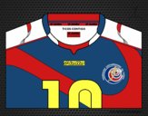 Camiseta del mundial de fútbol 2014 de Costa Rica