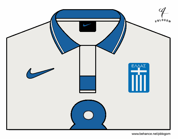 Camiseta del mundial de fútbol 2014 de Grecia