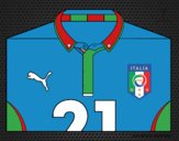 Camiseta del mundial de fútbol 2014 de Italia