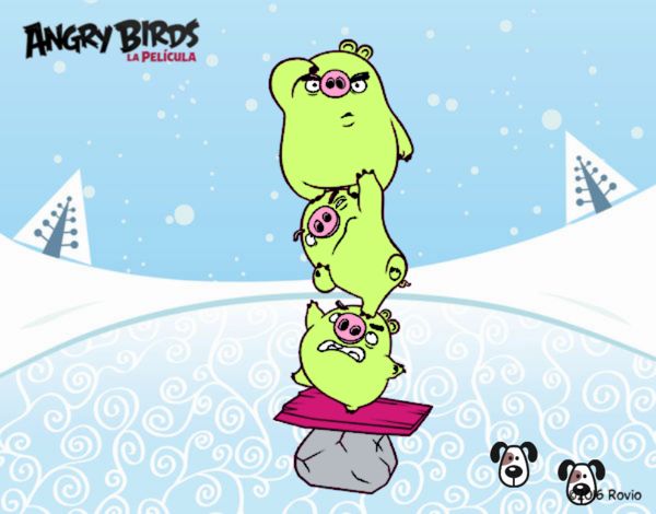 Cerdos verdes de Angry Birds