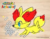 Fennekin corriendo