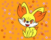 Dibujo Fennekin pintado por Nicol10