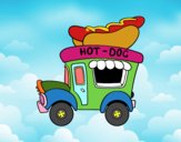 Food truck de perritos calientes