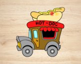 Food truck de perritos calientes