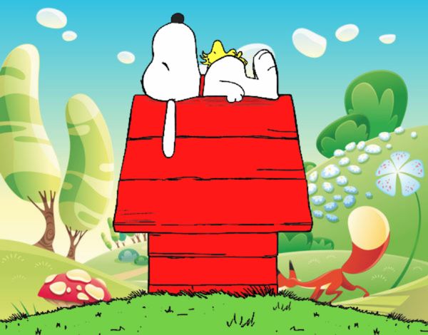 Snoopy durmiendo