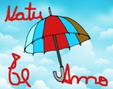 Dibujo Un paraguas pintado por Natuu