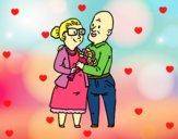 Abuelos enamorados