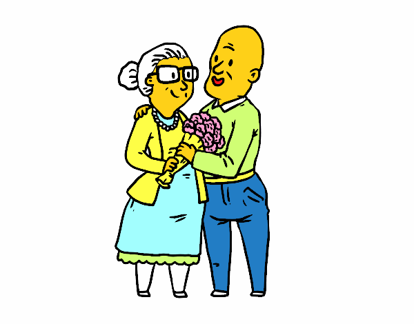 Abuelos enamorados