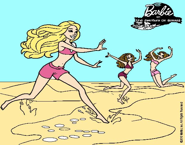 Barbie de regreso a la playa