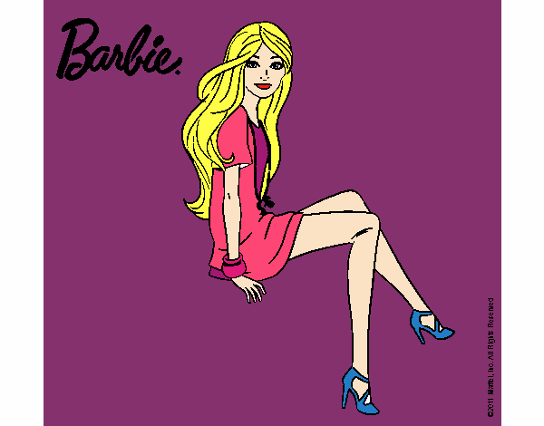 Barbie sentada