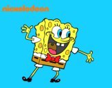 Bob Esponja saludando