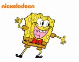 Bob Esponja saludando