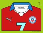 Camiseta del mundial de fútbol 2014 de Chile